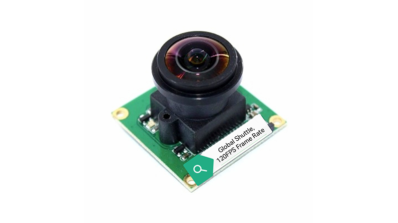 1MP 광각 카메라 모듈, 220도 FoV 대각선의 글로벌 셔터 OV9281 센서